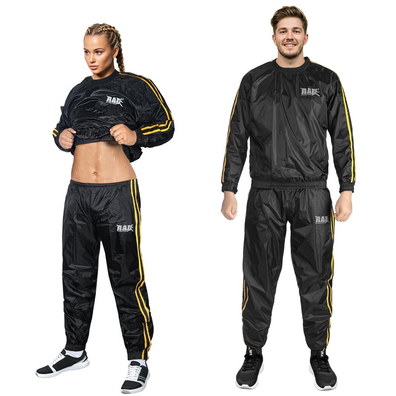 RAD Sauna Sweat Suit for Men & Women (Medium To 6XL) for Weight Loss & Fat Burn Sweating Suit (Blue, 3XL) - Image 1